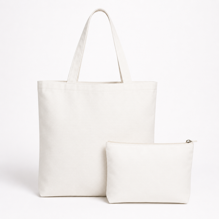 Custom Sublimation Tote Back & Make Up Pouch