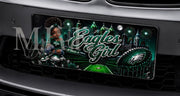 Eagles Girl Custom Front License Plate image 1