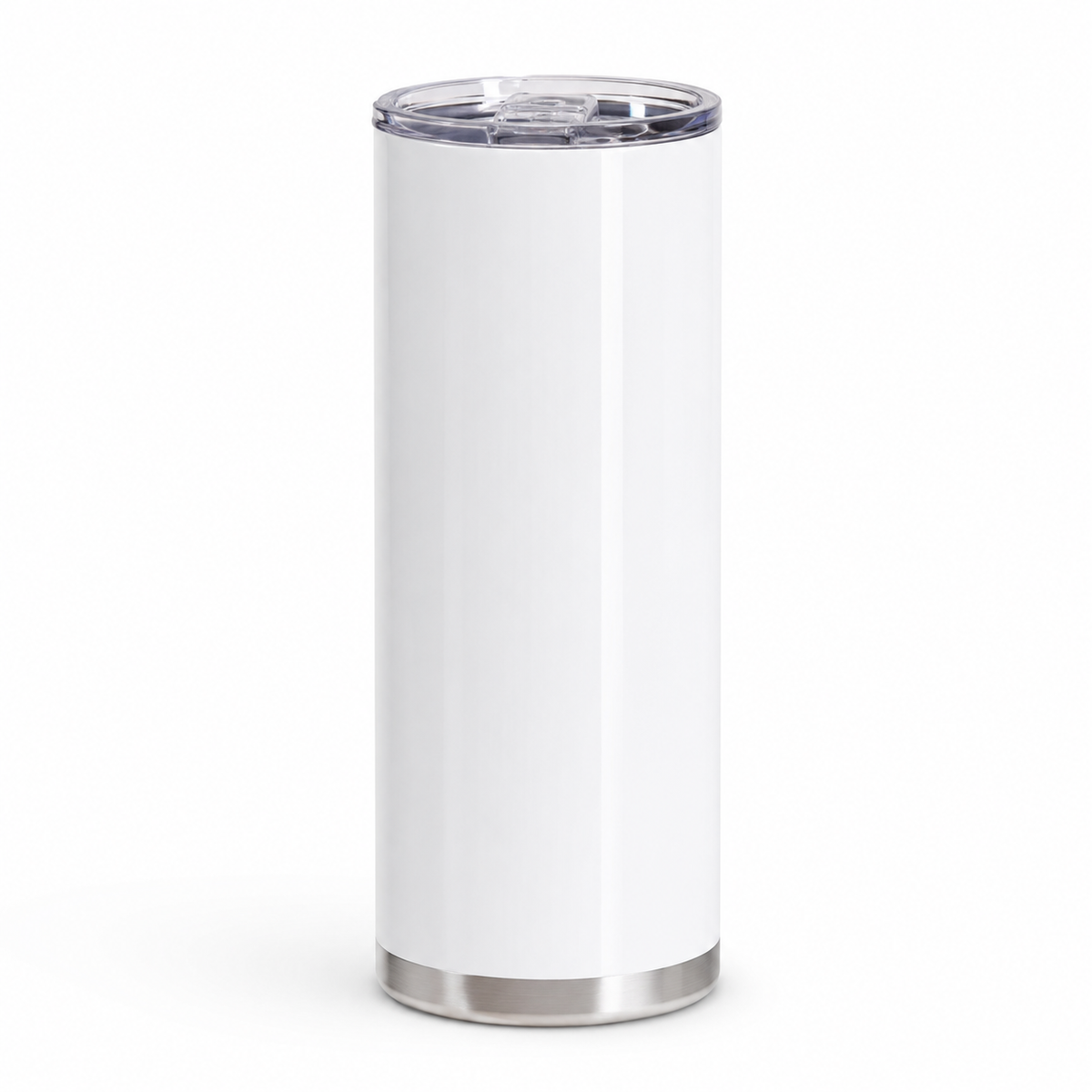 Custom 20oz Skinny Sublimation Tumbler w/ Straw