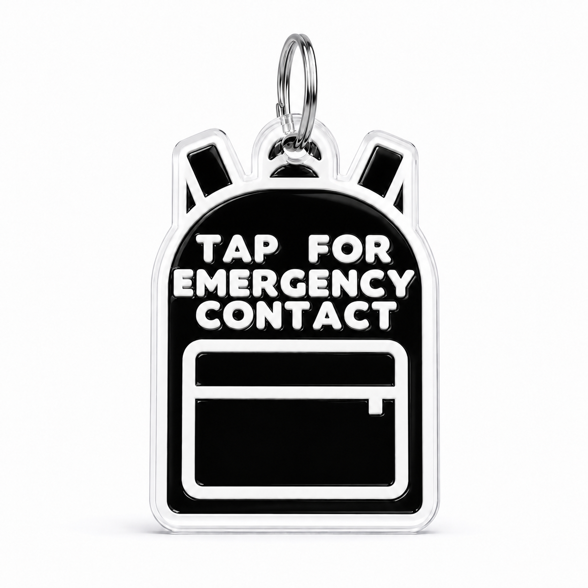 Tap for Emergency Backpack NFC Chip