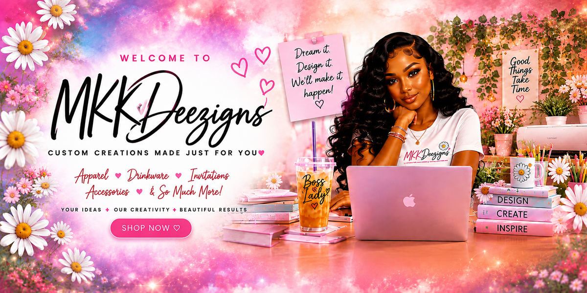 MKKDeezigns custom creations hero banner