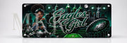 Eagles Girl Custom Front License Plate image 2