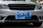 Blueberry Aesthetic Custom Front License Plate image 2